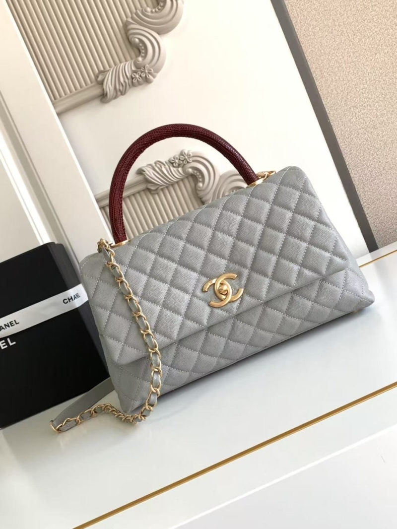 Ch**el top handle bags